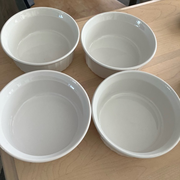 Vintage Corningware French White Small Casserole Dish, Set of 4 - Picture 3 of 9